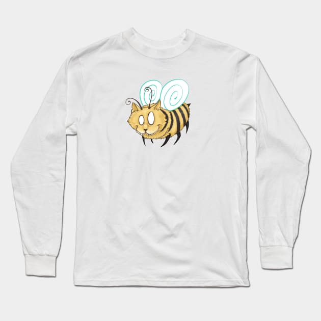 Kitty Bee Long Sleeve T-Shirt by GnarlyBones